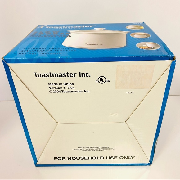 NEW 1.5 QUART TOASTMASTER CROCK POT SLOW COOKER - Picture 5 of 5